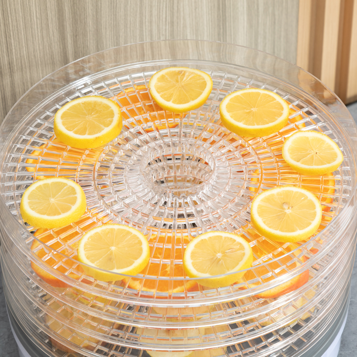 5-Tier Digital Food Dehydrator with Stainless Steel Trays - 245W