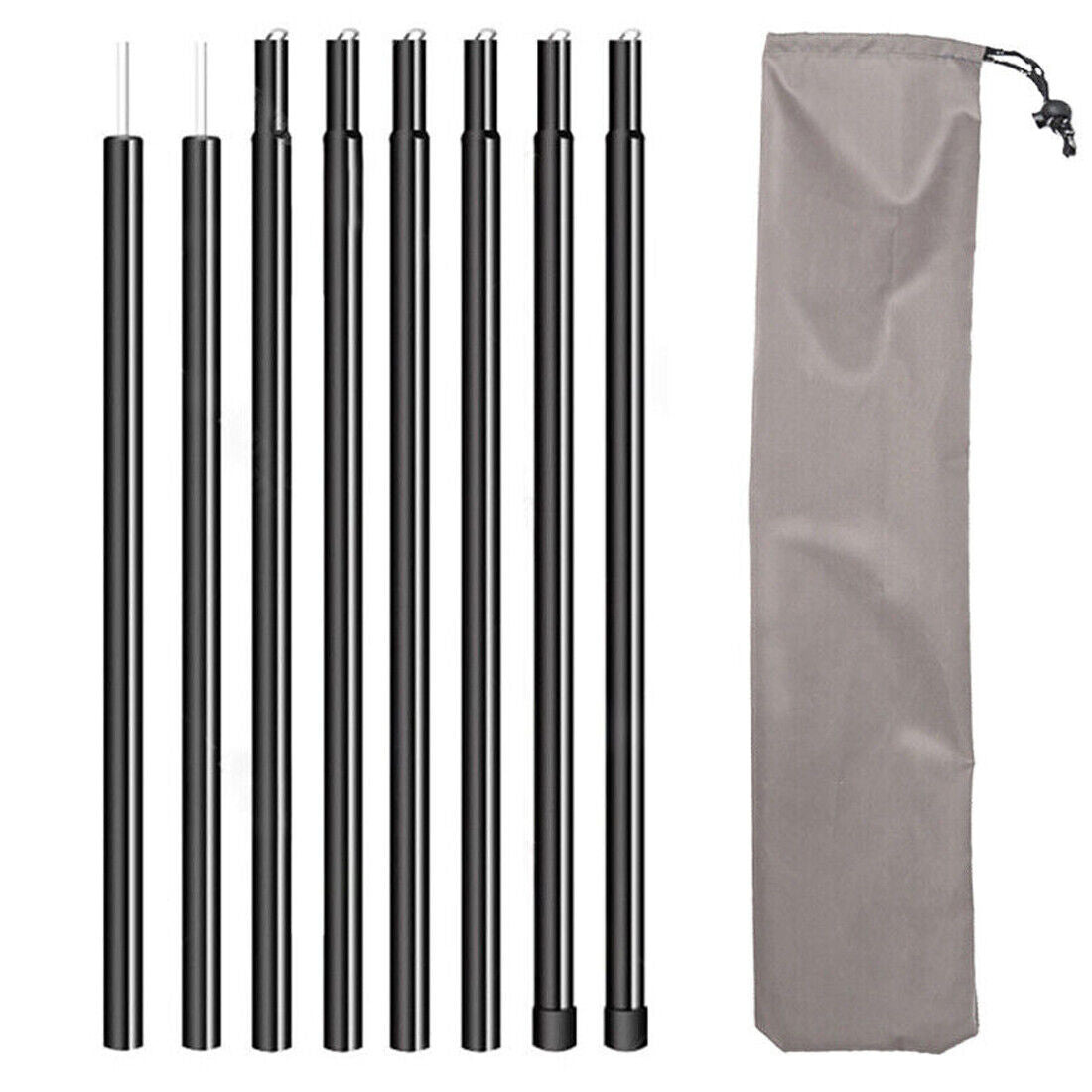 Adjustable Steel Tent Poles 2x200cm