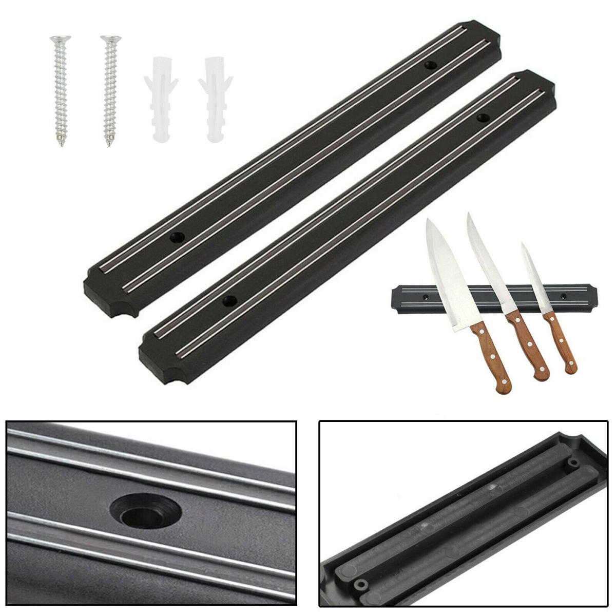 55cm Magnetic Knife Holder – Wall Mounted Strong Magnetic Knife Bar