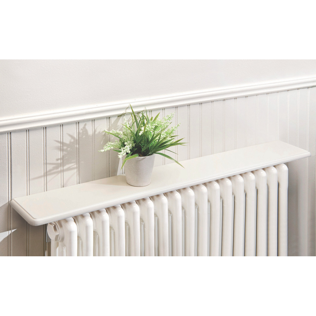 Radiator Shelf 115.5cm – White Satin Finish