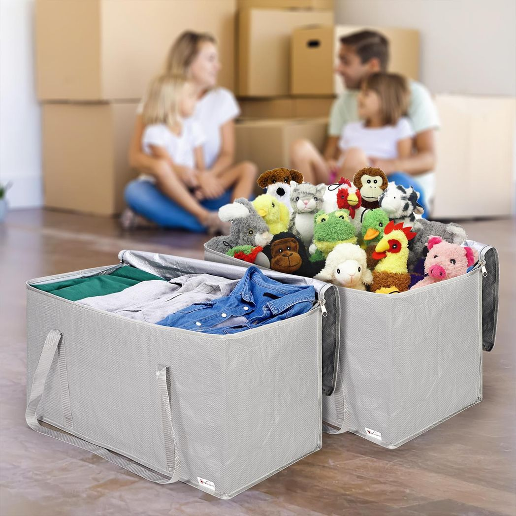 2-Pack Moving Bags – Grey