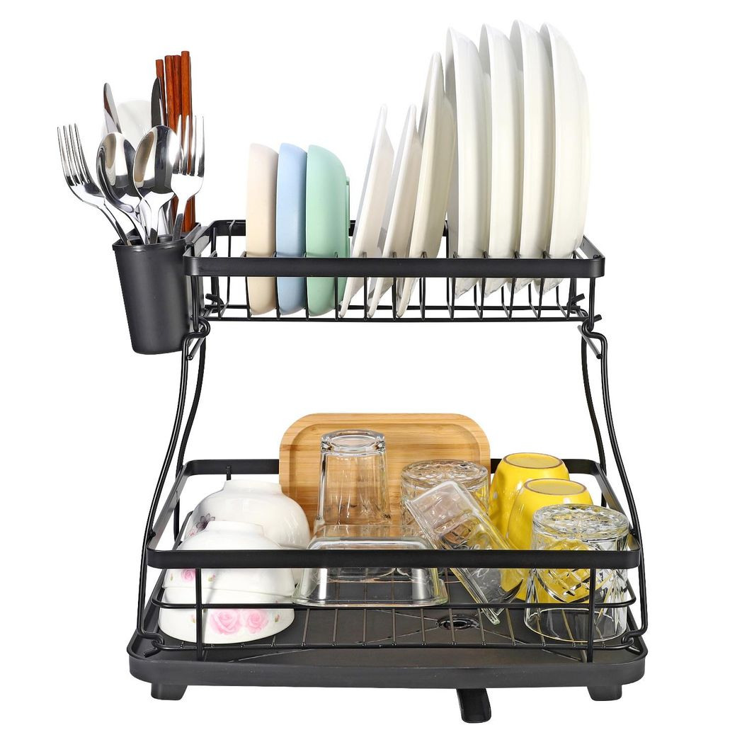 VINSANI BLACK DISH RACK
