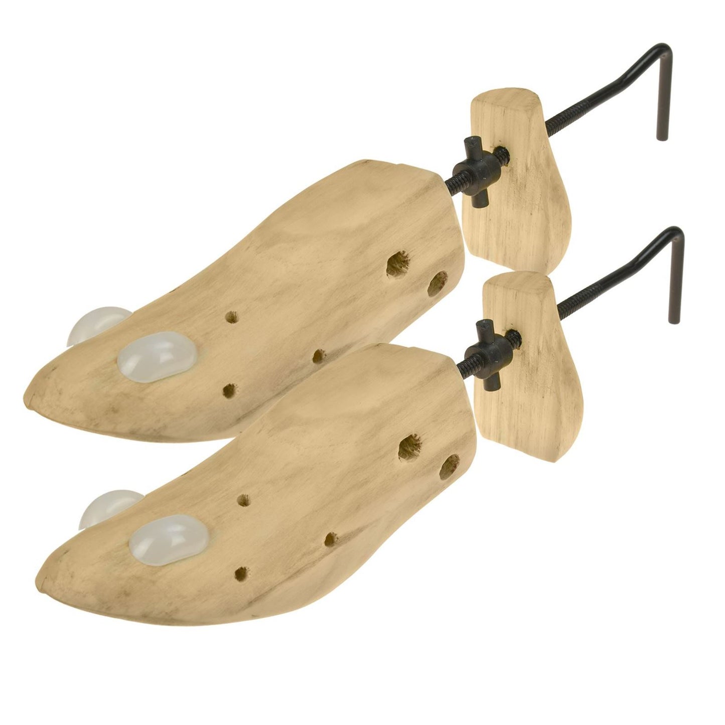 Dual-Action Wooden Shoe Stretcher Pair – Mens Sizes 9-12