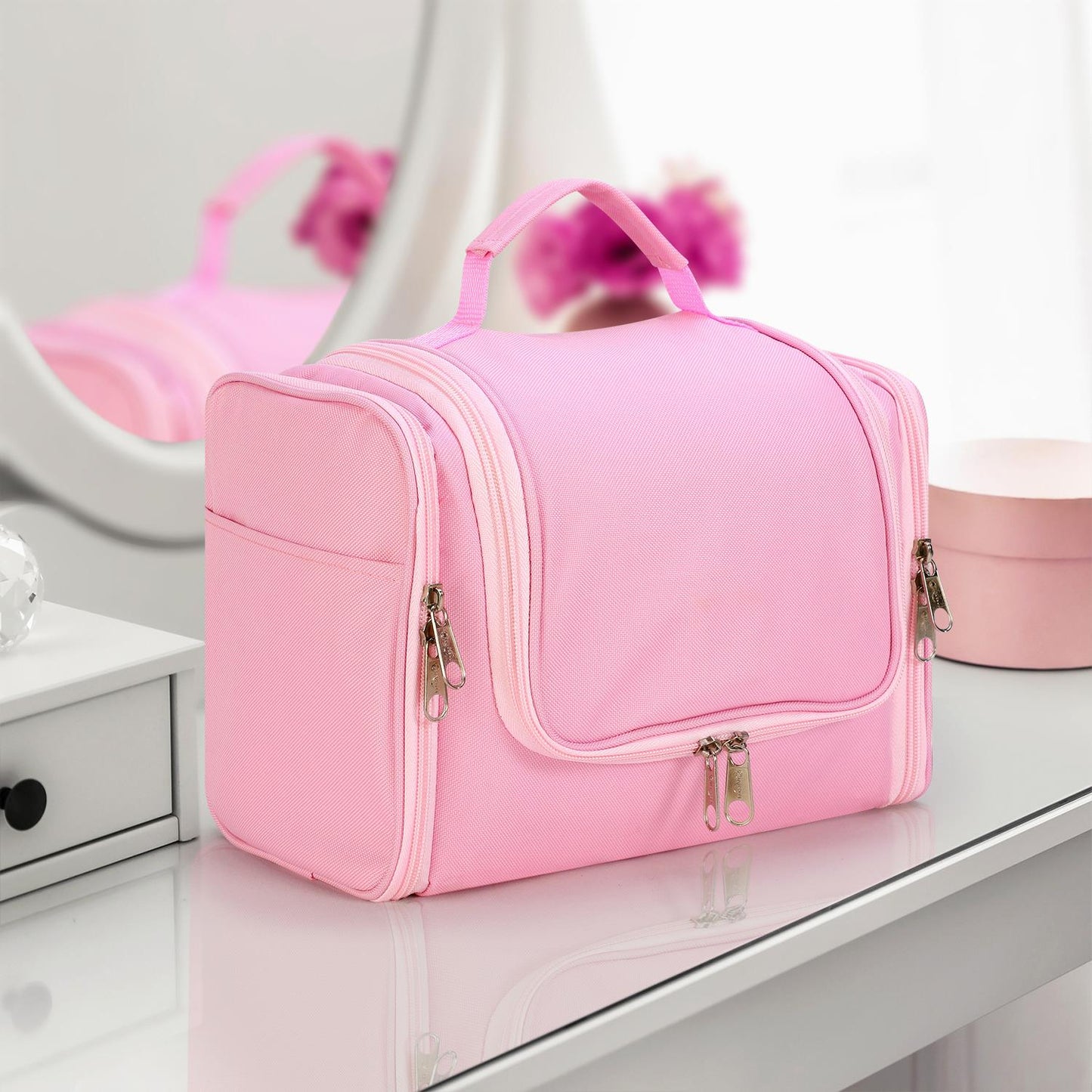 Hanging Travel Toiletry Bag and Cosmetic Organiser