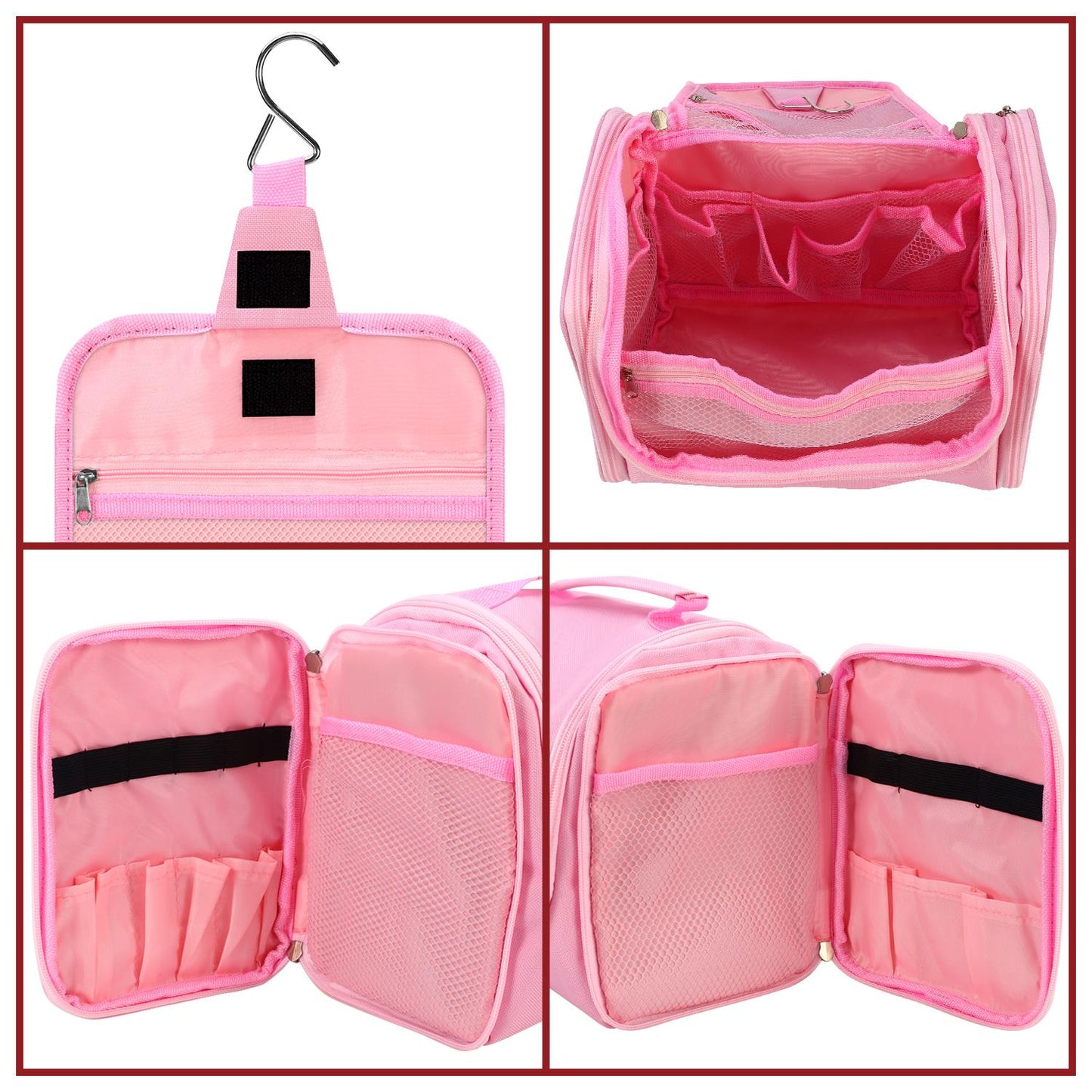 Hanging Travel Toiletry Bag and Cosmetic Organiser