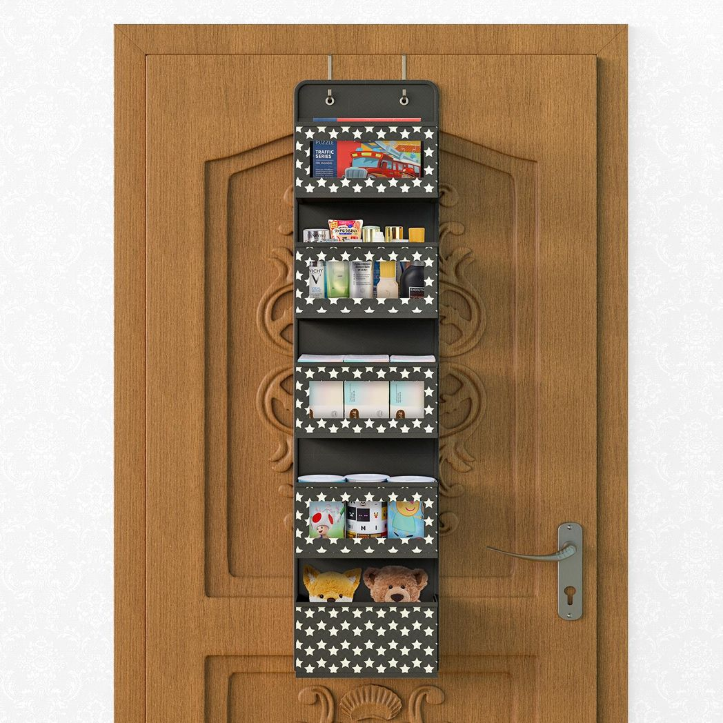 5-Tier Over Door Hanging Organiser with Clear Windows