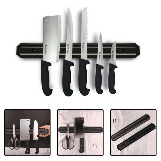 20cm Magnetic Knife Holder – Wall Mounted Strong Magnetic Knife Bar